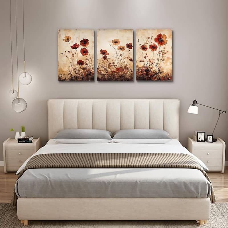 Wall Pictures Flowers Watercolour Paintings Modern Aesthetic