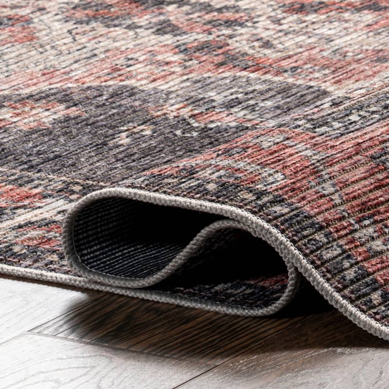Nuloom Wild Orchid Machine Washable Area Rug