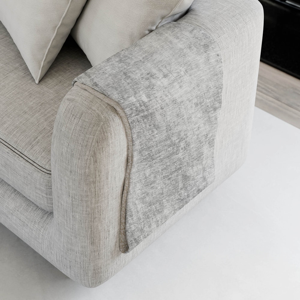 Premium Machine Washable Modern Abstract Sherpa Throw Blanket