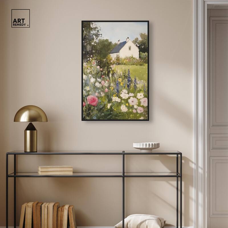 Floral Farmhouse II Canvas by Art Remedy