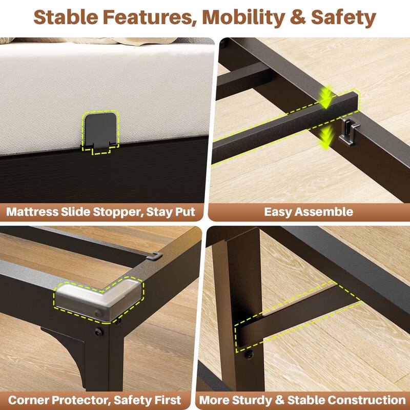 Corner Daybed with Drawers and Bookcase, Twin Bed Frame with LED Light and Charging Station