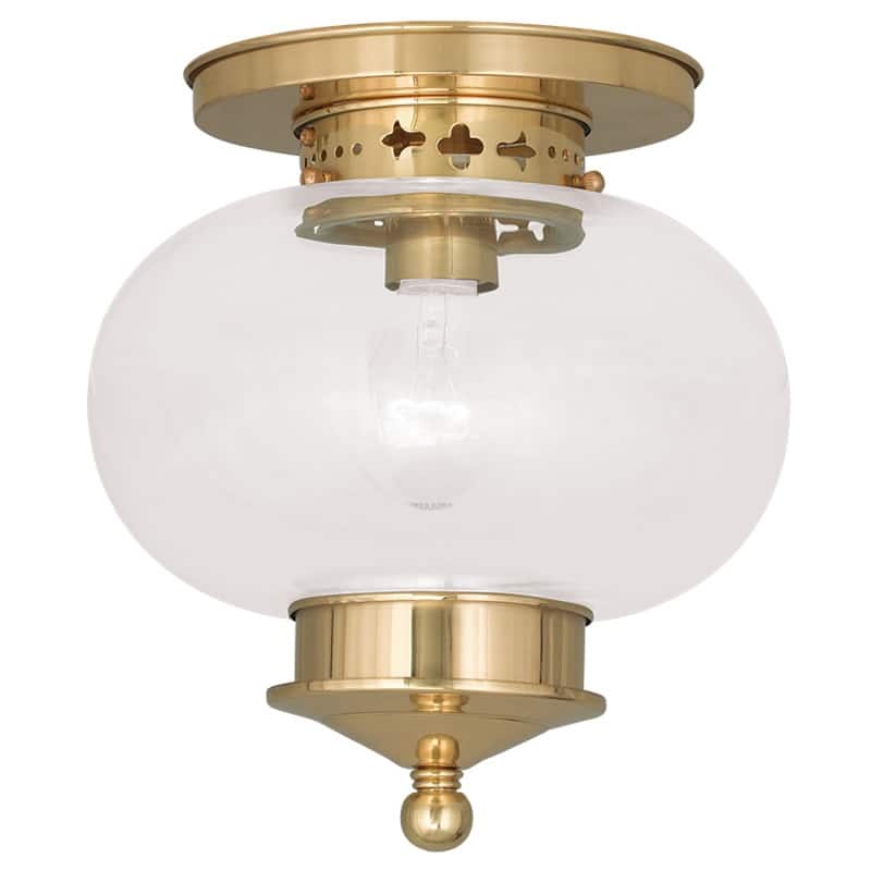 Livex Lighting Harbor 1 Light Semi-Flush Ceiling Fixture
