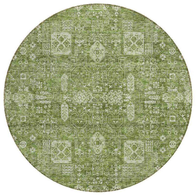 HomeRoots Oriental Transitional Rectangle Outdoor Rug
