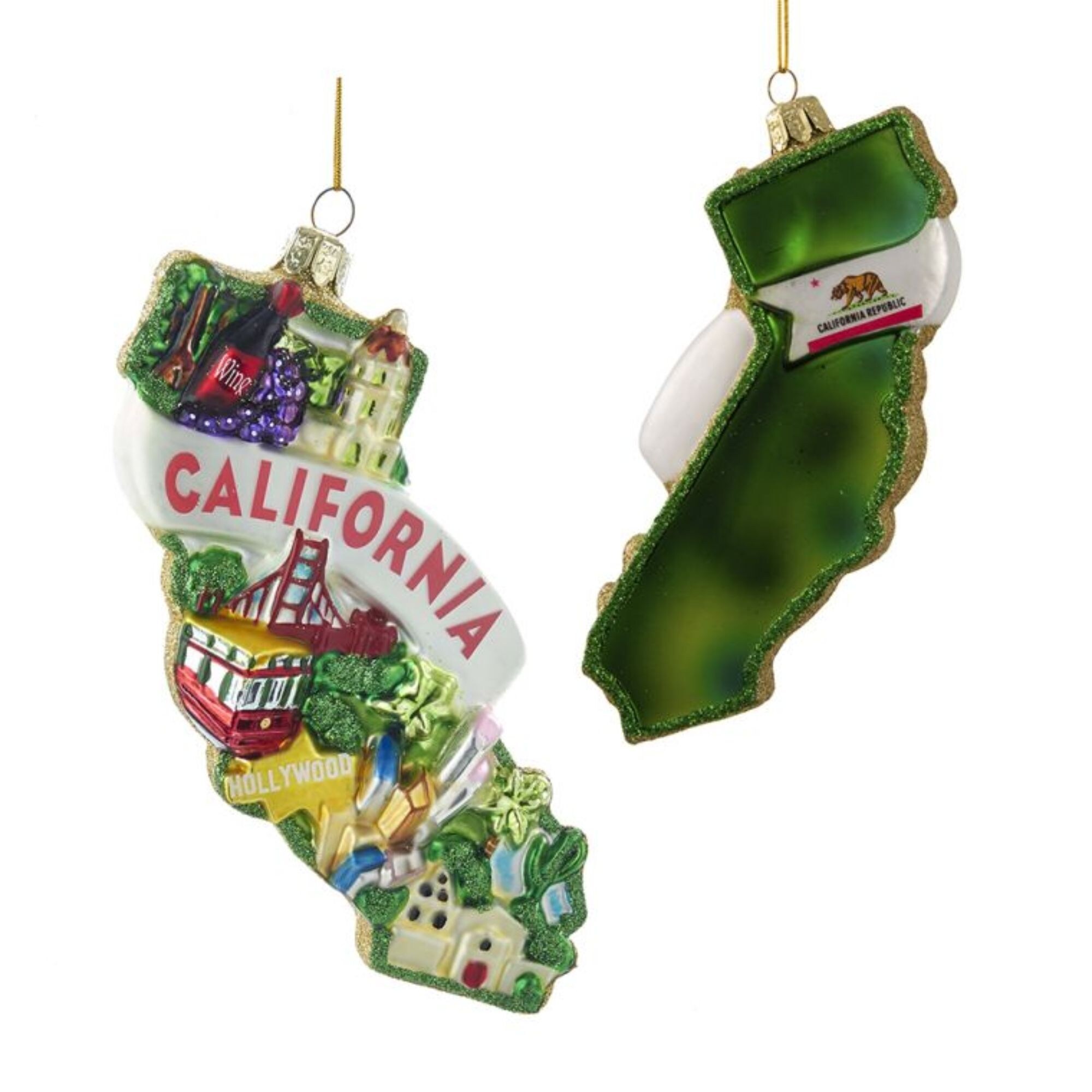 Pack Of 6 Glass London England Double Decker Bus With Big Ben Crown Christmas Ornaments 5 Overstock 16763606