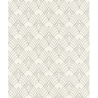 Rasch Rooney White Fan Wallpaper
