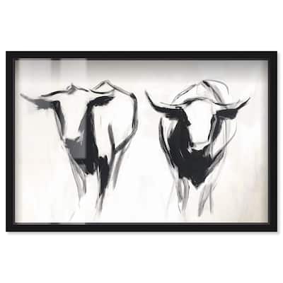 Bovine I Shadowbox by Art Remedy