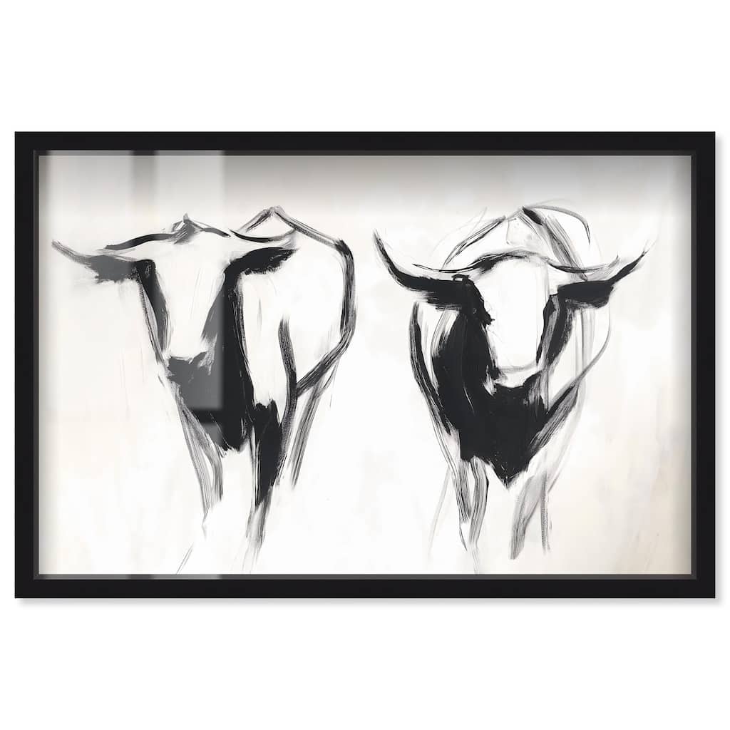 Bovine I Shadowbox by Art Remedy