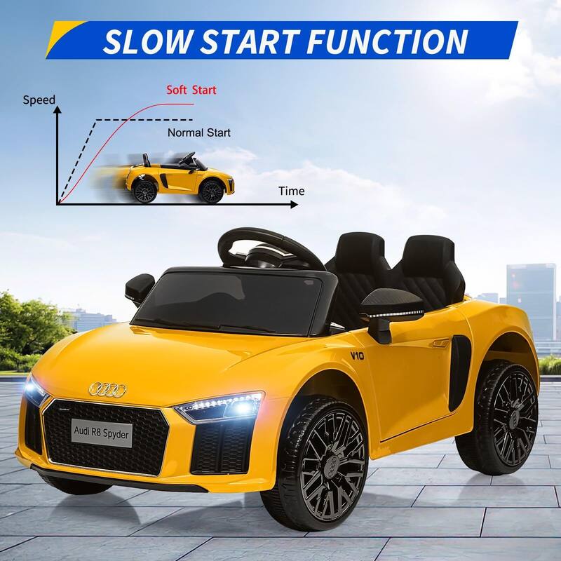 Ride Car for Kids, 12V Power Battery Electric Vehicles for 3-7 Toddlers