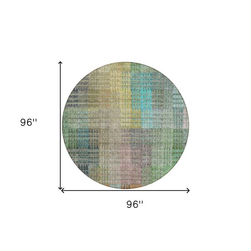 HomeRoots Abstract Transitional Rectangle Outdoor Rug