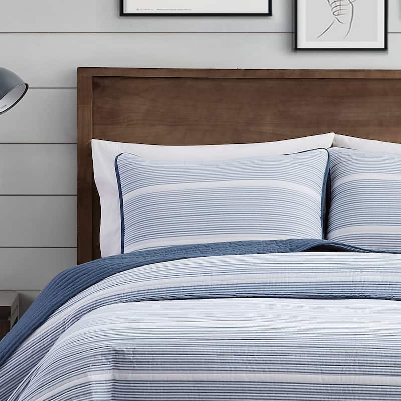 Brooklyn Loom Niari Yarn Dye Stripe Quilt Set