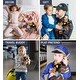 preview thumbnail 3 of 4, DolliBu Brownish Lying Moose Police Officer Plush Toy with Cop Uniform - 9 inches