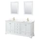 Option White / White Quartz Top / Brushed Gold Hardware