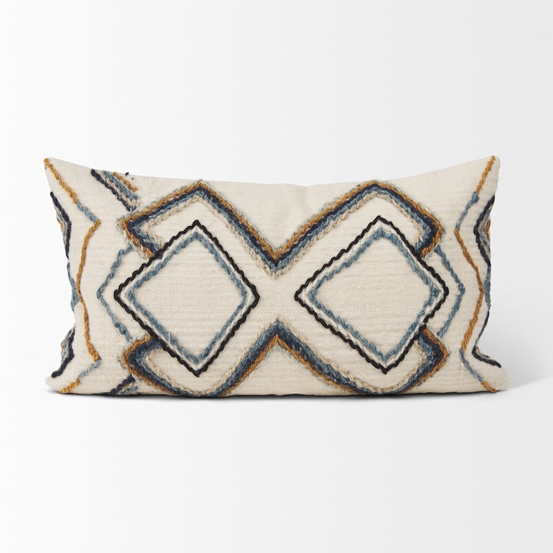 Kitt Cream Square Pillow Cover