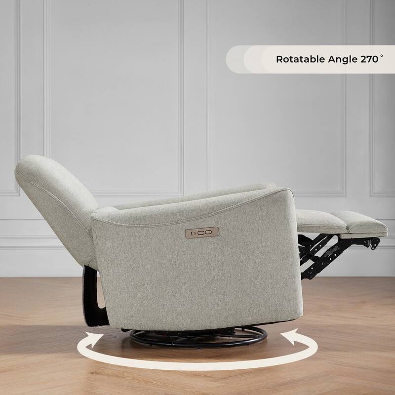 Spruce & Spring Asher Power Swivel Glider Recliner