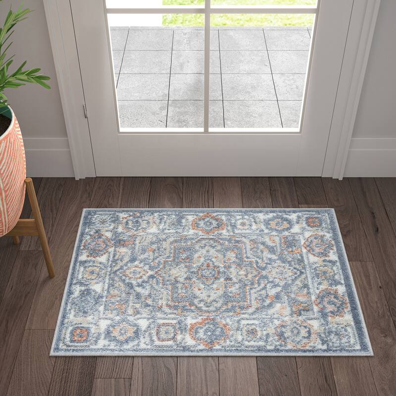 Allegra Oriental Medallion Indoor Area Rug