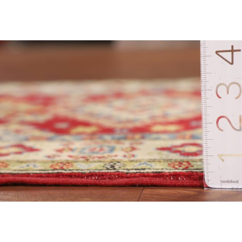 Red Kazak Oriental Rug Handmade Home Decor Wool Carpet - 2'8" x 4'4"