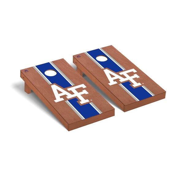slide 2 of 5, Air Force Academy Falcons Striped Cornhole Board Set