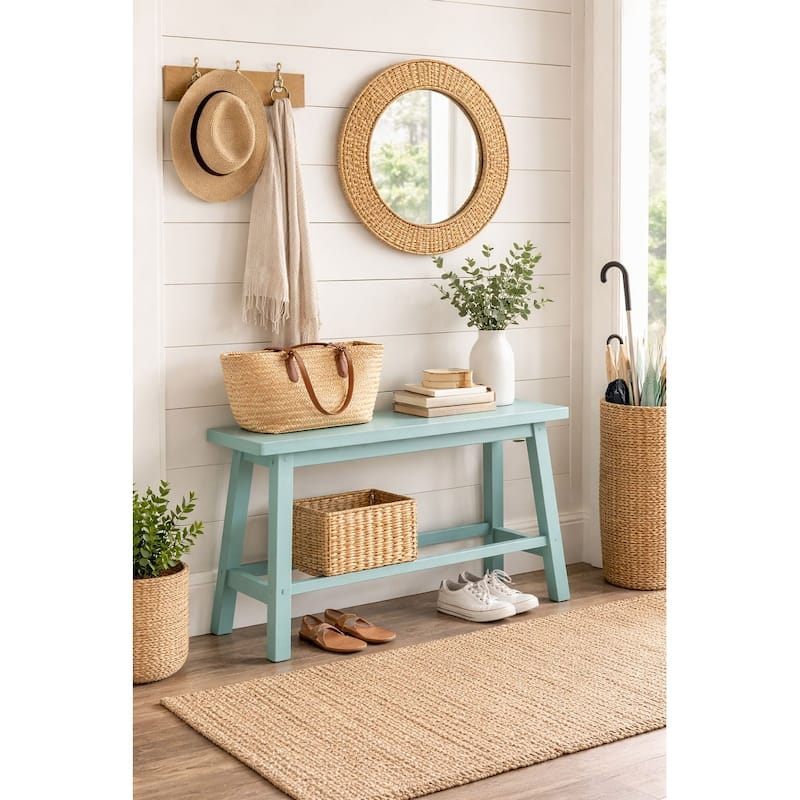 Sonoma Wood Saddle Dining Bench - Aspen Valley