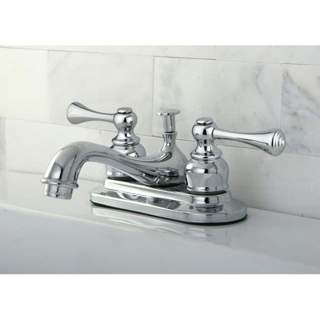Kingston Brass Vintage Centerset Bathroom Faucet with Pop-Up Drain