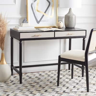 SAFAVIEH Chrystal 2-Drawer 2 Tone Desk