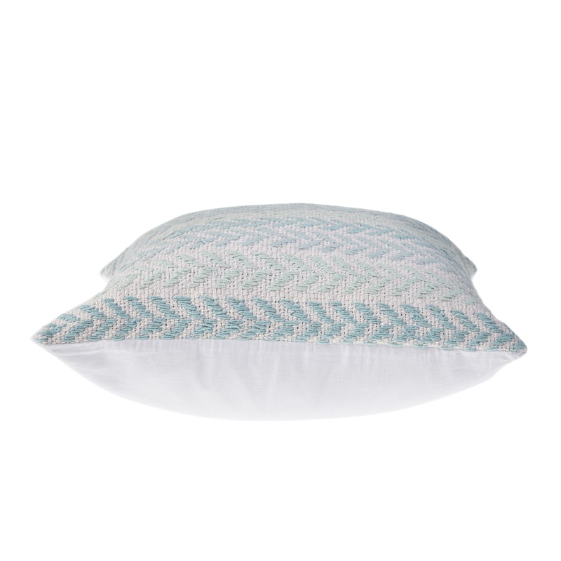 Porch & Den Tia Chevron Stripe Pattern 18-inch Throw Pillow