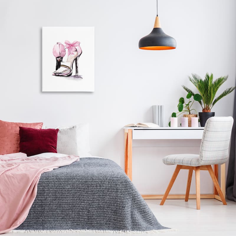 Stupell Pastel Pink Luxe Heels Canvas Wall Art Design By Stella Chang