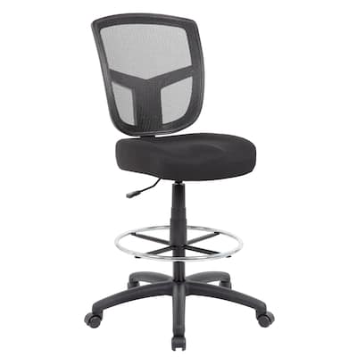 BOSS Contract Mesh Armless Drafting Stool