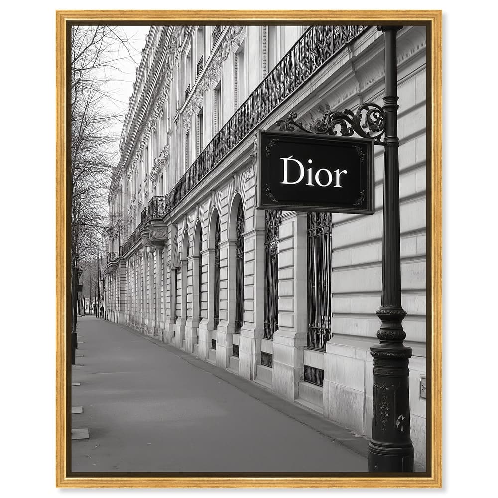 Parisian Street Canvas by Art Remedy