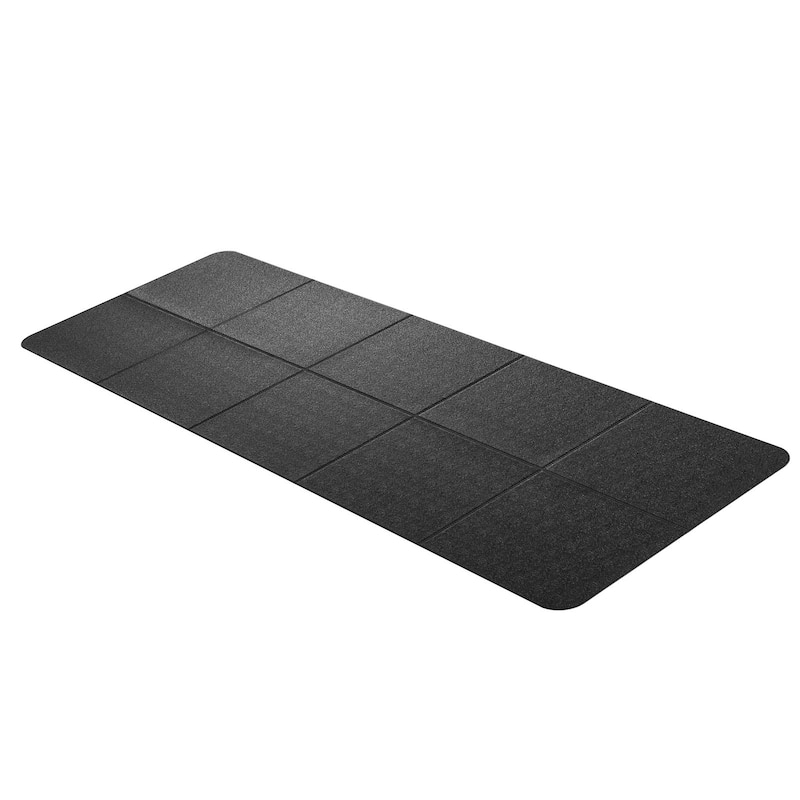 Heavy-Duty Treadmill Mat for Carpet & Hard Floors Thick High-Density PVC - 36.03 x 71.65 in