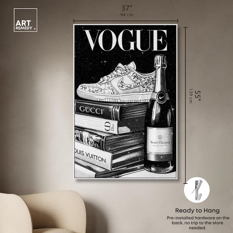Sneaker Glitz and Glam Cover II Canvas by Art Remedy