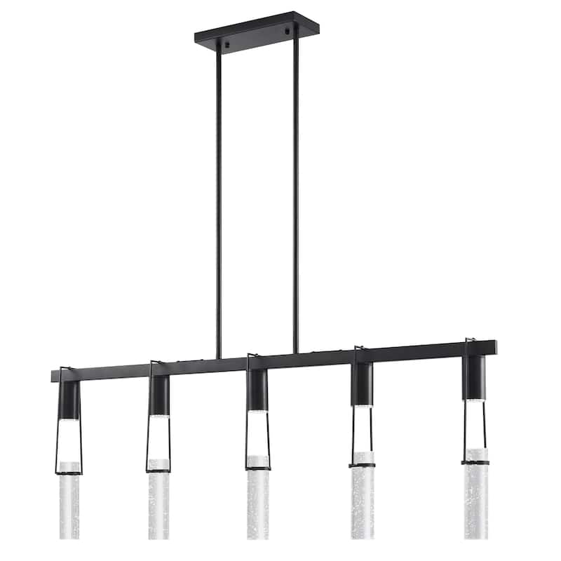 Harmony 5 Lights Dimmable Chandelier Smart Dimmer Included - Black