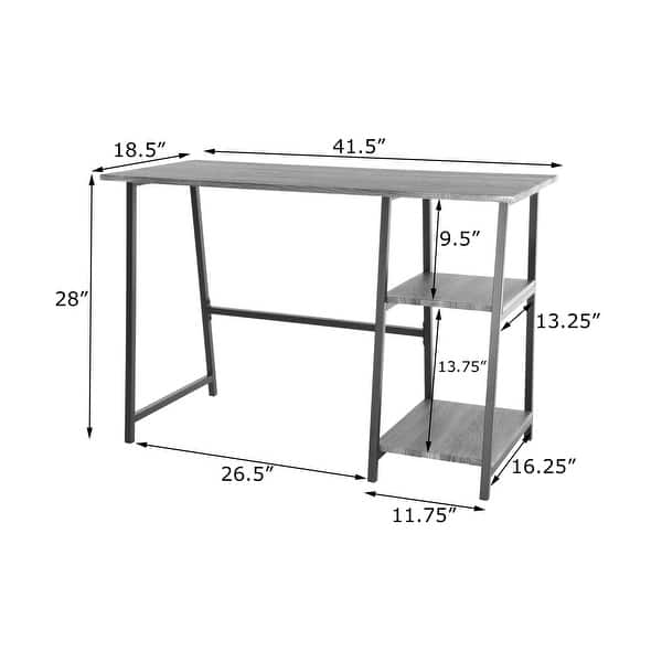 Zenvida Home Office Computer Desk With Shelves Bed Bath & Beyond