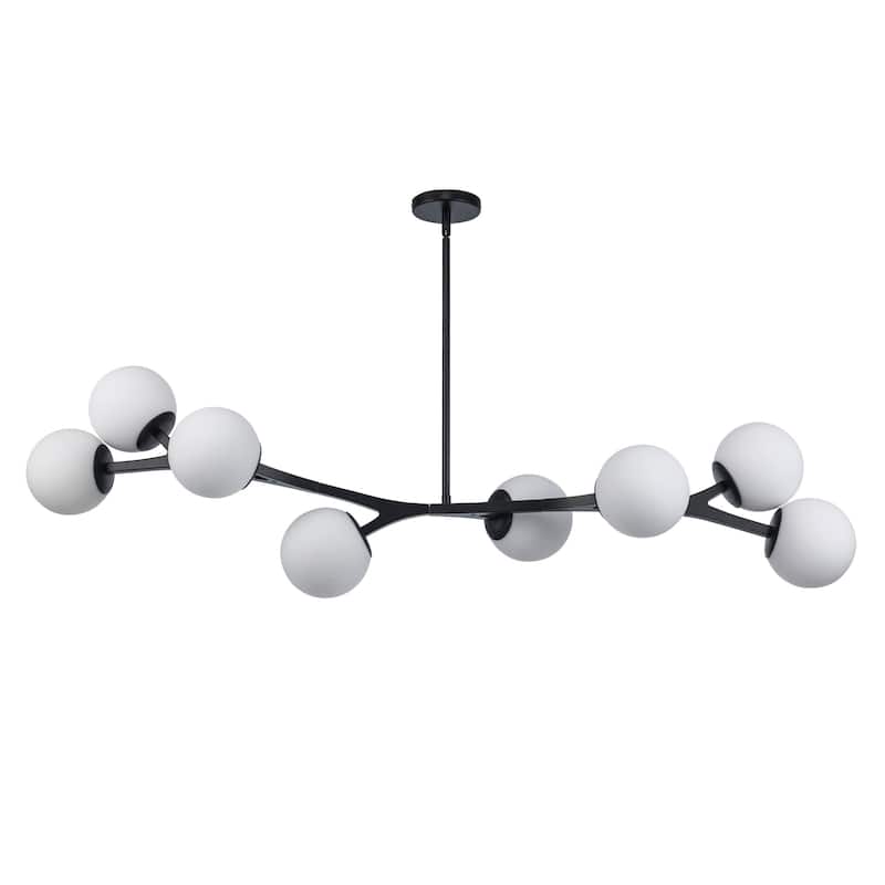 Trans Globe Lighting 11638 Rebel 8 Light 57" Wide Linear Pendant