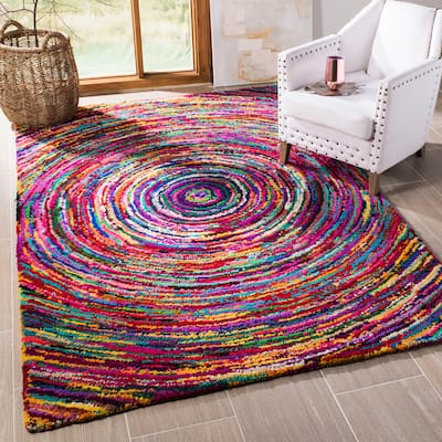 SAFAVIEH Handmade Nantucket Fulgencia Contemporary Cotton Rug