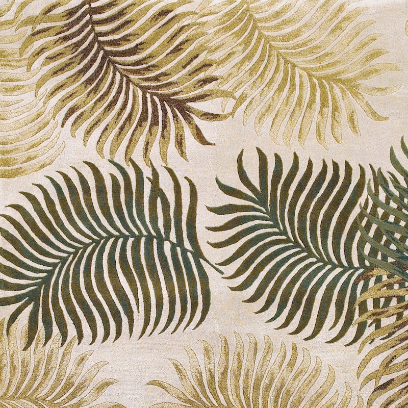 Domani Camila Tropical Natural Fern Area Rug