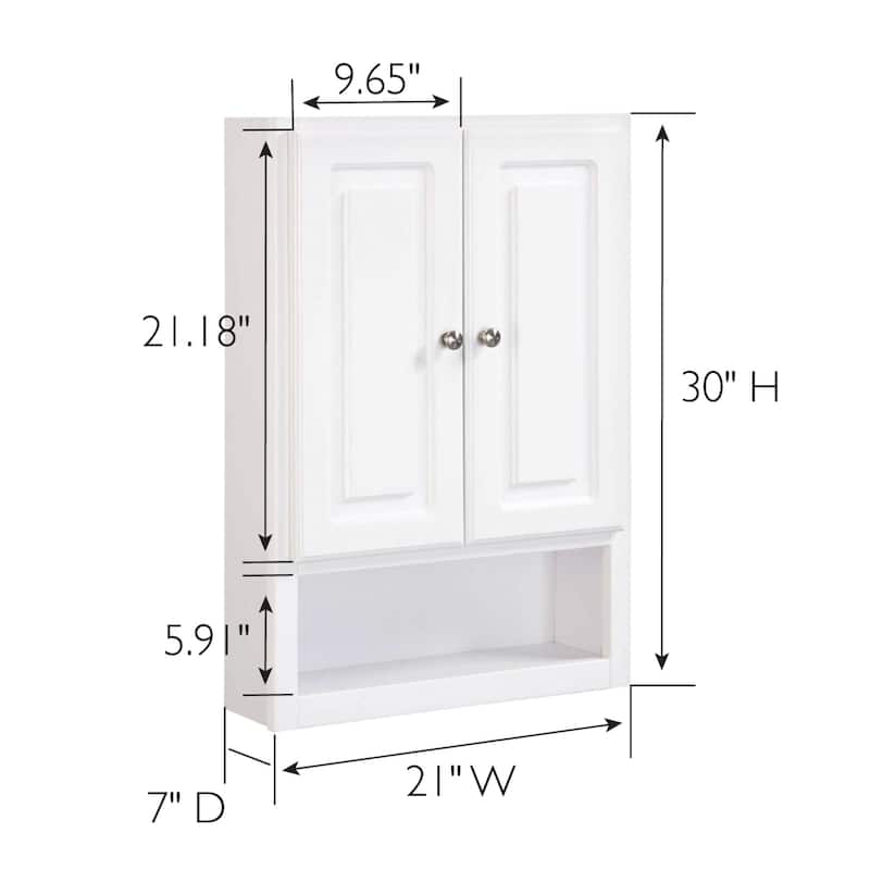 Design House Concord 30" Wood Free Standing Bathroom Cabinet