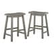 preview thumbnail 22 of 35, Salvador II Counter Backless Stools (Set of 2) by iNSPIRE Q Classic Grey