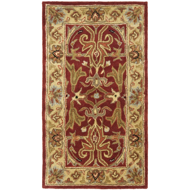 SAFAVIEH Handmade Heritage Abc Traditional Oriental Wool Rug
