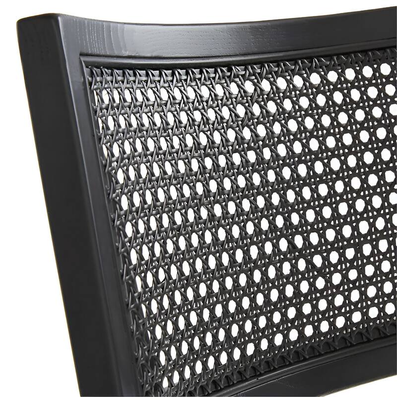 Modern Libby Style Cane Black Tina Cane Dining Chair