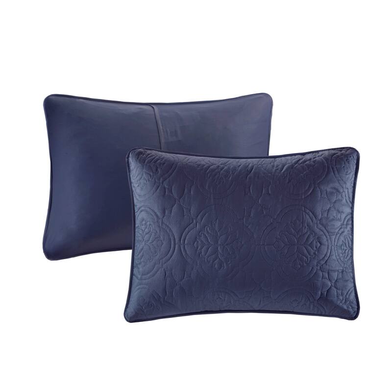 510 Design Hayley Oversized Solid Texture 3 Piece Reversible Bedspread Set