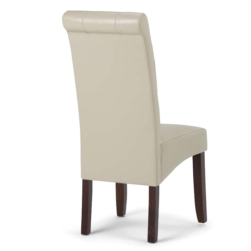 WYNDENHALL Essex Deluxe Tufted Parson Chair (Set of 2) - 18.9"w x 19.3"d x 42.1"h
