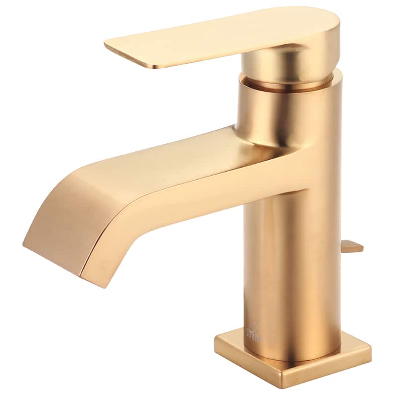 Olympia Faucets L-6092 i4 1.2 GPM Single Hole Bathroom Faucet - PVD Brushed Gold