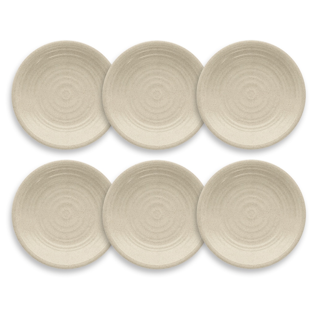 Abode Homewares by TarHong Planta Artisan Salad Plate, 8.5 x 0.8", Set of 6