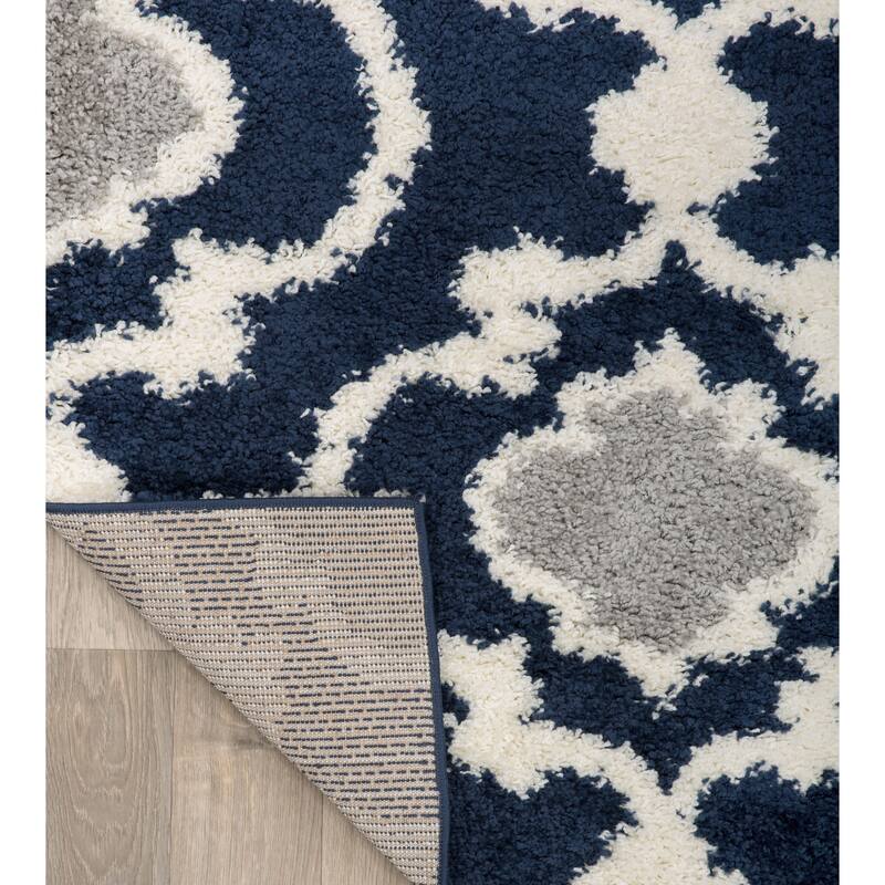 Porch & Den Touro Trellis Shag Area Rug