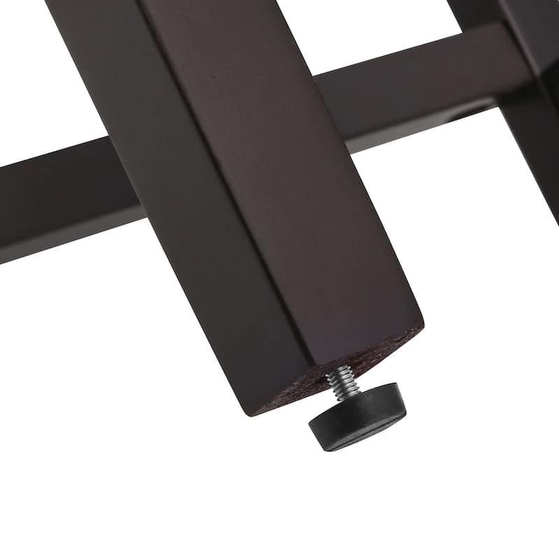 27.2" Modern Upholstered Solid Wood Shelf Counter Height Bar Stool - 22.4" W x 20.6" D x 40.2" H