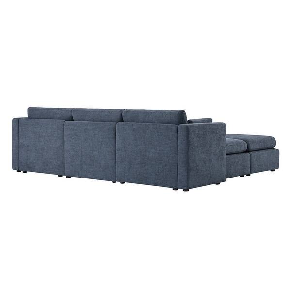 Mia Oversized Modular Sectional Fabric Sofa Set