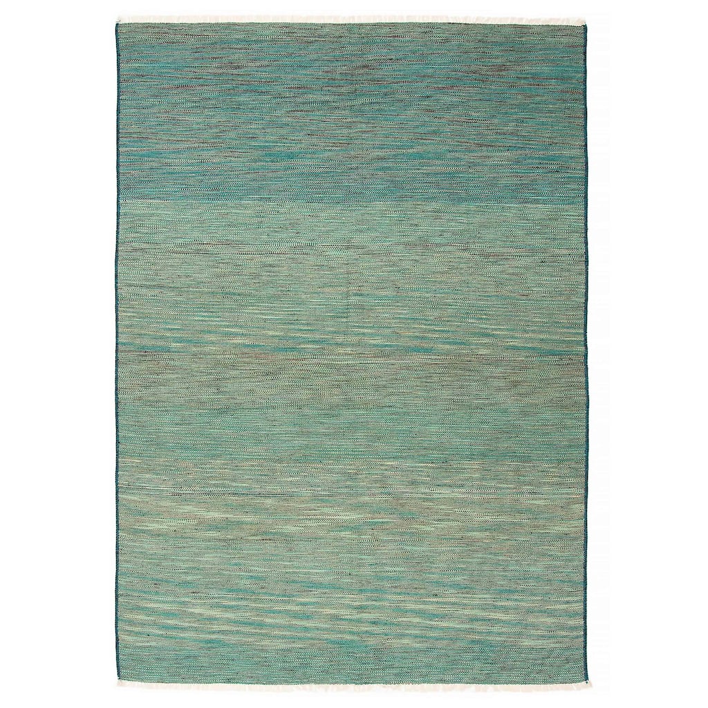 Ankara FW Teal Kilim 5'2" x 7'8" - 5'2 x 7'8