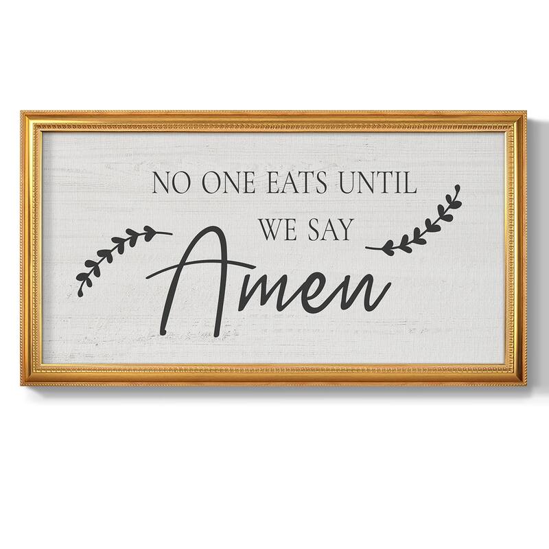 Navy Gold Map Premium Framed Canvas- Ready to Hang