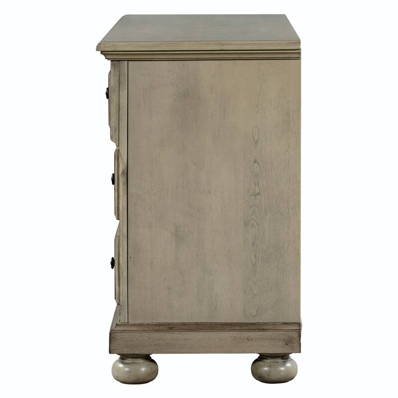 Solid Wood 7-Drawer Dresser with Changing Topper for Nursery