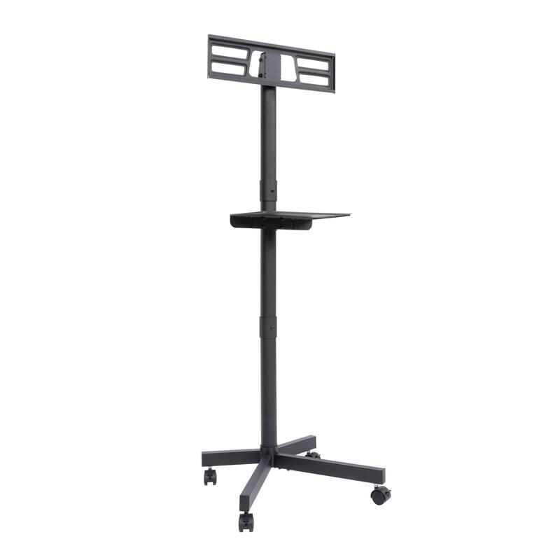 53" Mobile TV Stand with Adjustable Bracket & Casters for 23-60" TVs